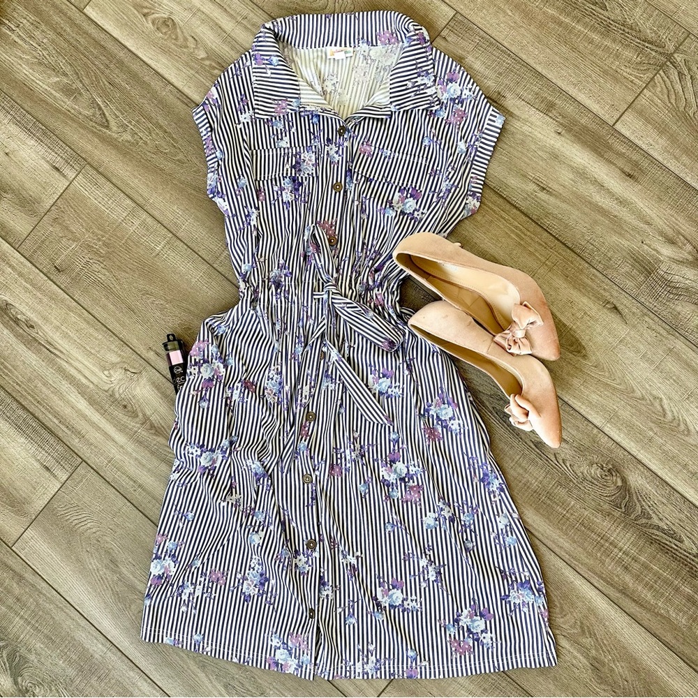 Floral Stacey Shirt Dress